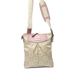 COACH Swing Madison Dot Op Art Crossbody Bag 44394 Coach Beige x Pink Shoulder