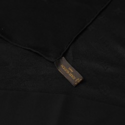 LOUIS VUITTON Silk Monogram Carre Monaco M71150 Louis Vuitton Noir Scarf LV