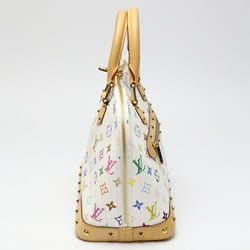 LOUIS VUITTON Alma Monogram Multicolor M92647 Louis Vuitton Bron White Handbag LV