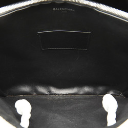 Balenciaga Blanket Square Shoulder Bag Handbag 466542 White Leather Women's BALENCIAGA