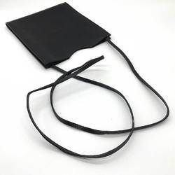 Hermes Onimetu Black Shoulder Bag Pochette Leather HERMES