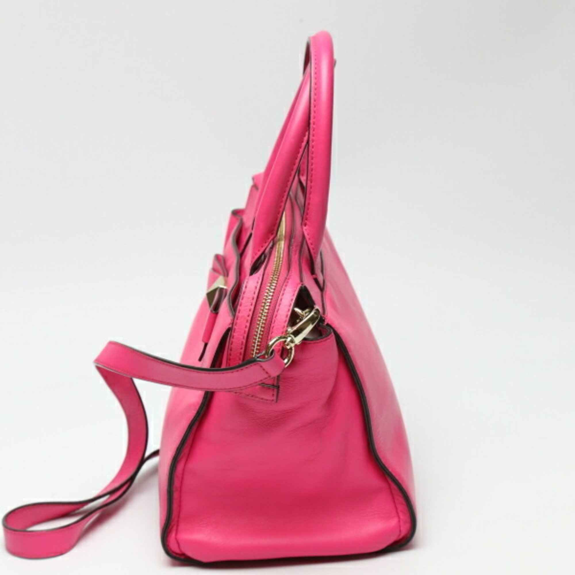 Kate Spade Calf Shoulder 2WAY Pink Handbag