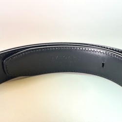 BVLGARI pin type leather black belt