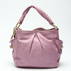 COACH Shoulder Bag Calf 13412 Coach Purple Tote