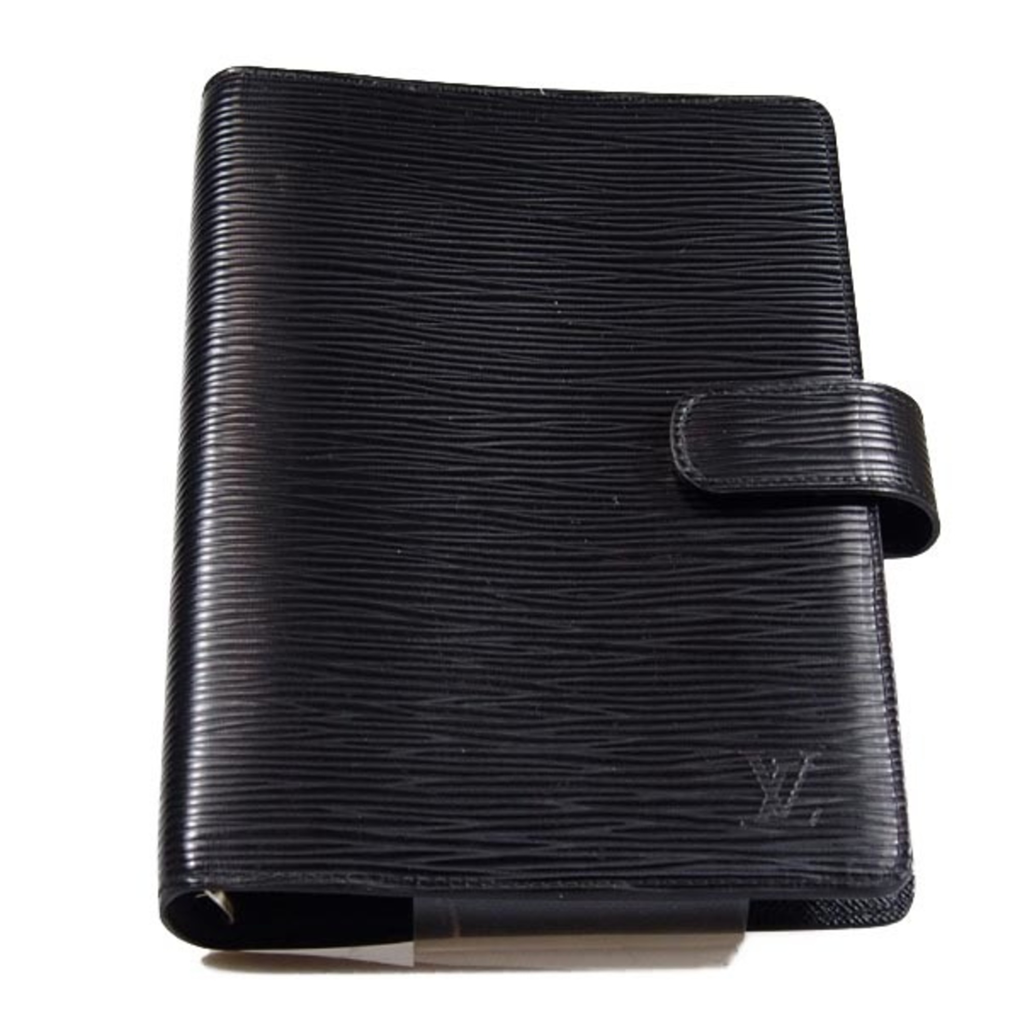 LOUIS VUITTON Agenda MM 6 Hole Epi System Notebook Cover R20042 Louis Vuitton Noir LV