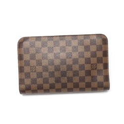 LOUIS VUITTON Clutch Bag Damier Ebene Saint-Louis N51993 Louis Vuitton Brown Second LV