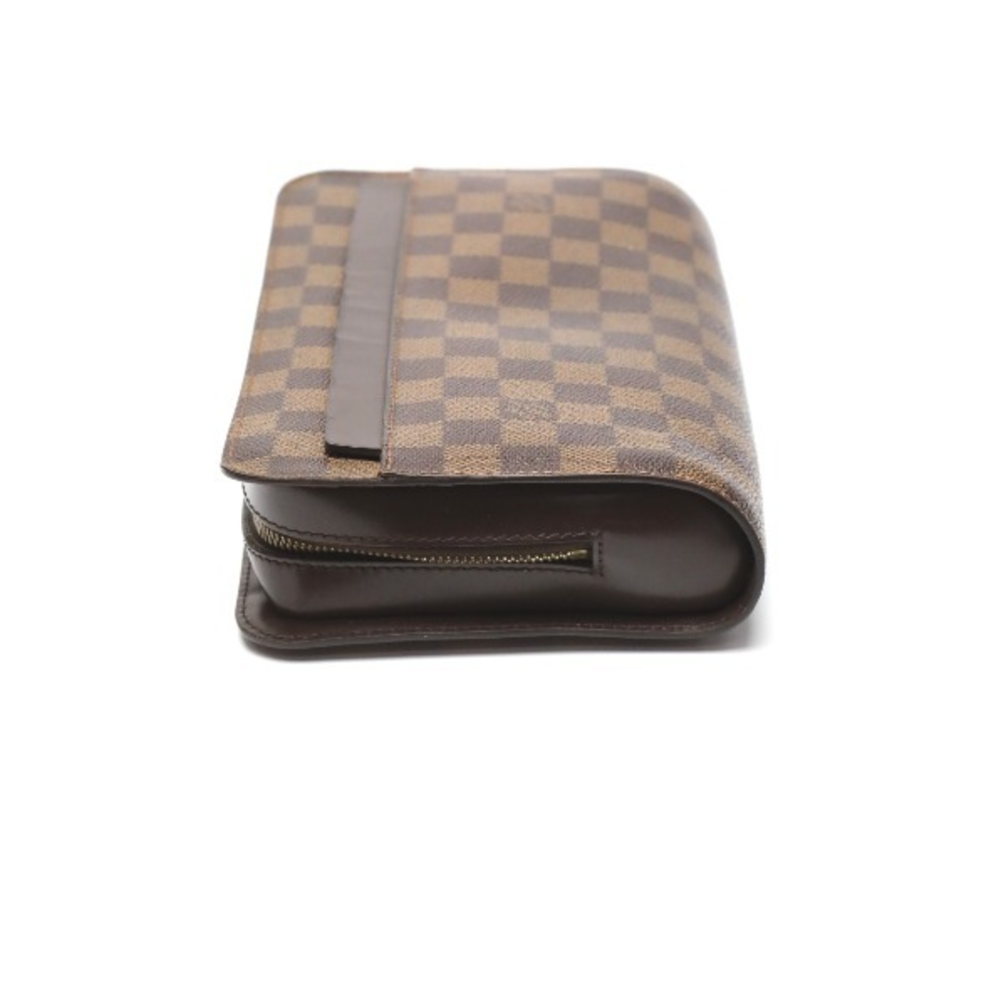 LOUIS VUITTON Clutch Bag Damier Ebene Saint-Louis N51993 Louis Vuitton Brown Second LV