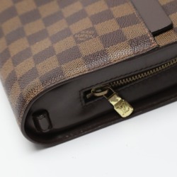 LOUIS VUITTON Clutch Bag Damier Ebene Saint-Louis N51993 Louis Vuitton Brown Second LV