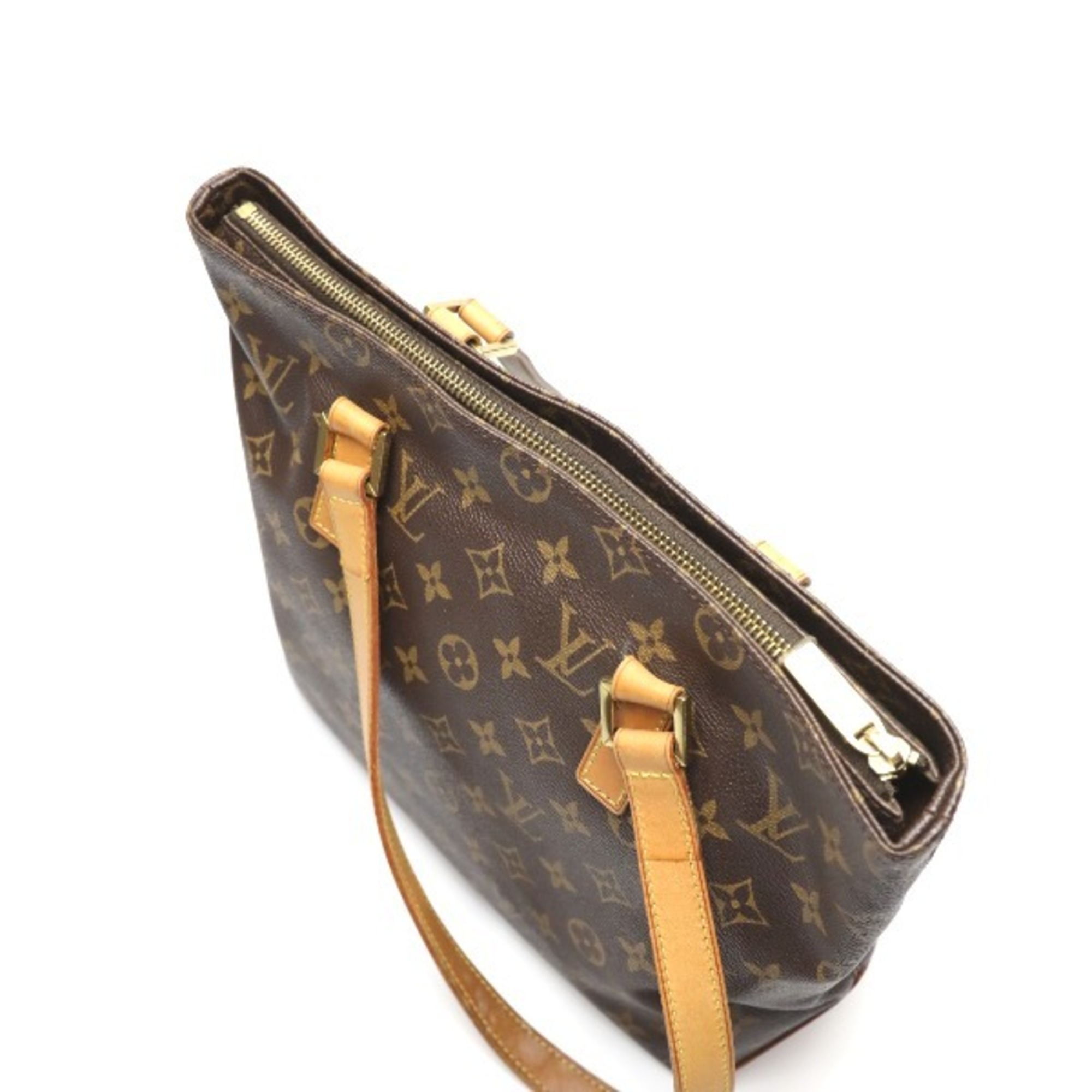 LOUIS VUITTON Cabas Piano Shoulder Bag Monogram M51148 Louis Vuitton Brown Tote LV