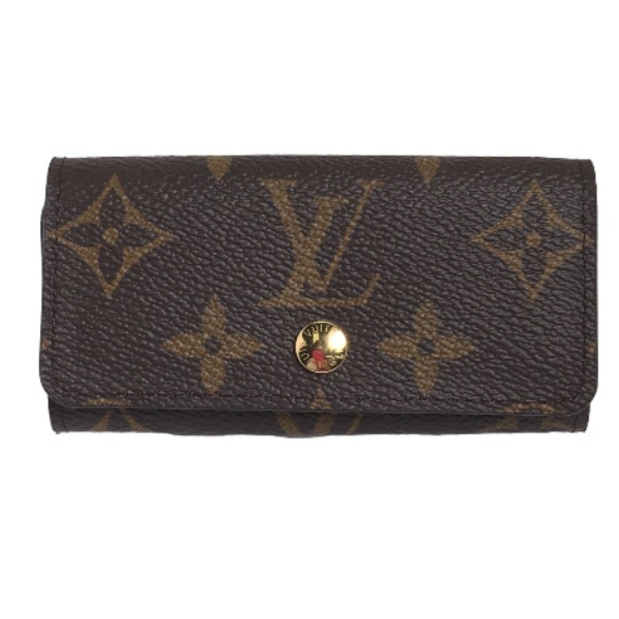 LOUIS VUITTON 4 Monogram Multicle M69517 Louis Vuitton Brown Key Case LV