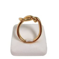 HERMES Accessories Head Hermes Gold Scarf Ring