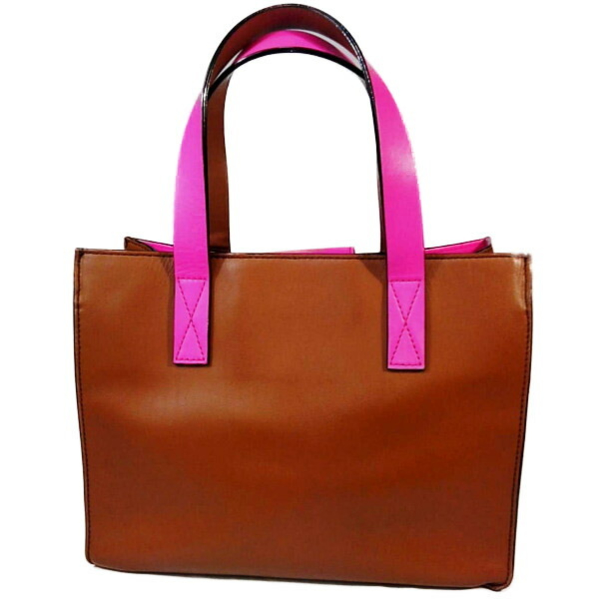 Kate Spade Handbag Brown x Pink Tote Bag