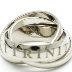 Cartier Trinity Trinity Ring 1998 Christmas LTD Edition White Gold (18K) Fashion No Stone Band Ring Silver
