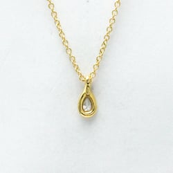 Tiffany Diamond By The Yard Pear Shape Necklace Yellow Gold (18K) Diamond Men,Women Fashion Pendant Necklace (Gold)