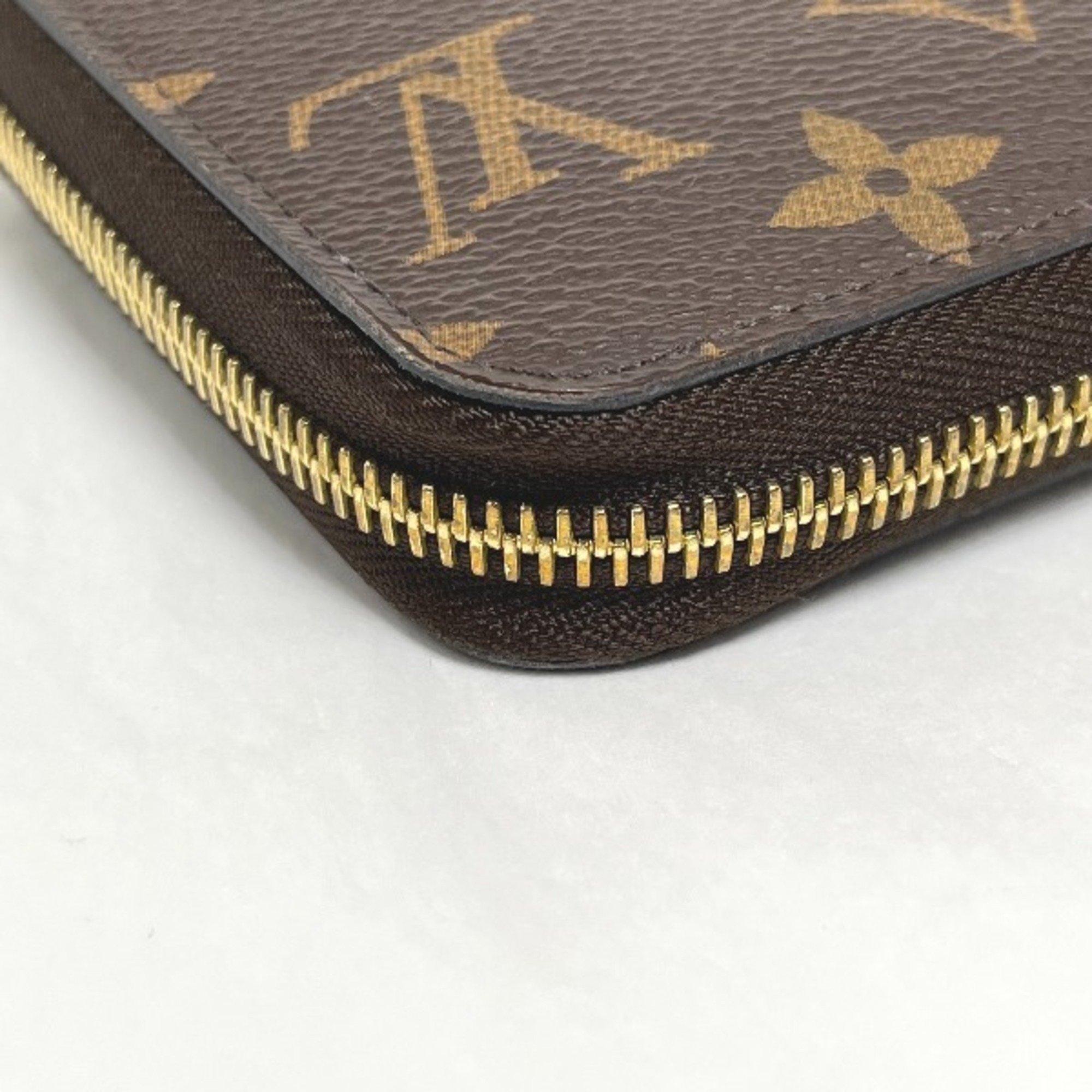 LOUIS VUITTON Zippy Wallet Monogram Round Zipper M41894 Louis Vuitton Rose Ballerine Long LV