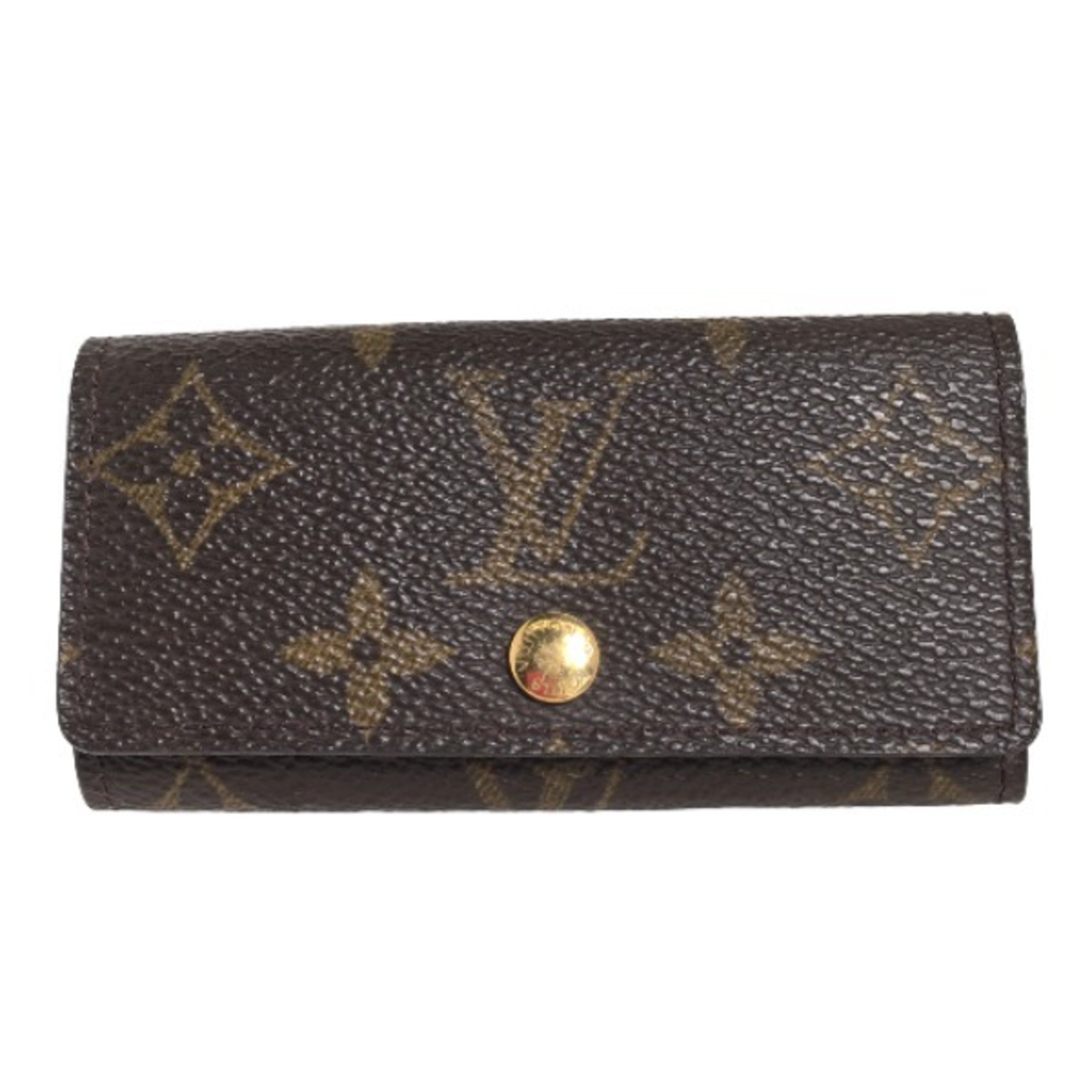 LOUIS VUITTON 4 Monogram Multicle M69517 Louis Vuitton Brown Key Case LV