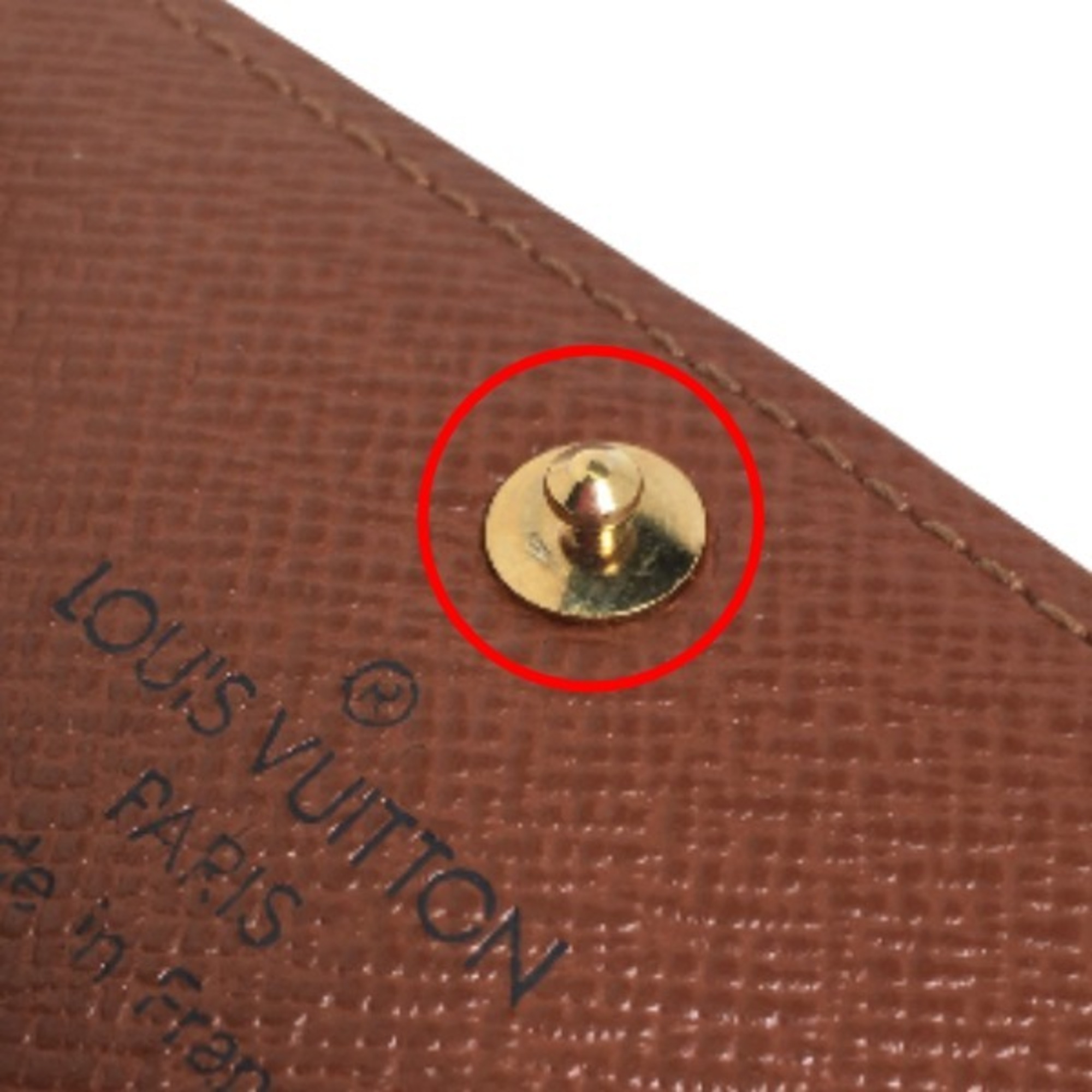 LOUIS VUITTON 4 Monogram Multicle M69517 Louis Vuitton Brown Key Case LV