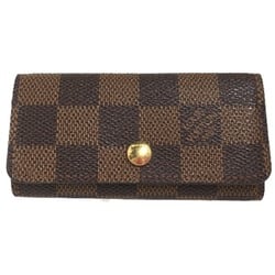 LOUIS VUITTON 4 Key Case Damier Multicle N62631 Louis Vuitton Brown LV