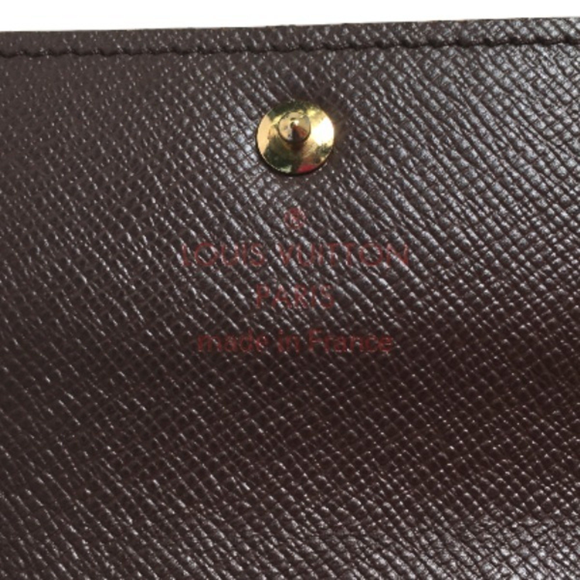 LOUIS VUITTON 4 Key Case Damier Multicle N62631 Louis Vuitton Brown LV