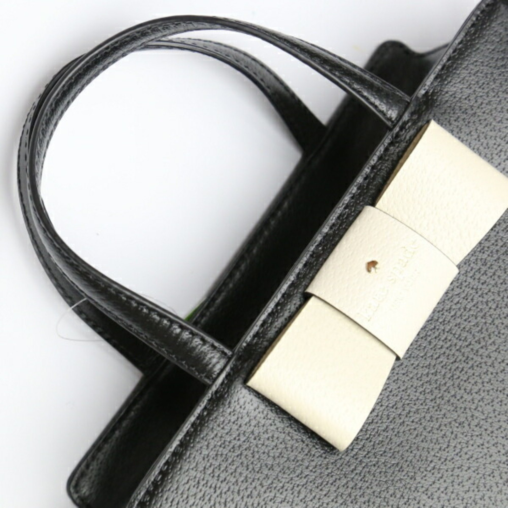 Kate Spade Shoulder Strap 2WAY WKRU4025 Black/White Handbag