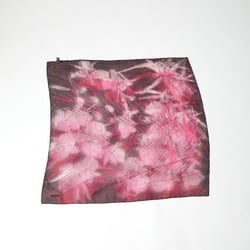 GUCCI 100% Silk Scarf Dot Gucci Pink x Black