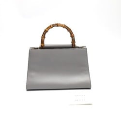 GUCCI 2WAY Bamboo 459076 Gucci Gray Handbag