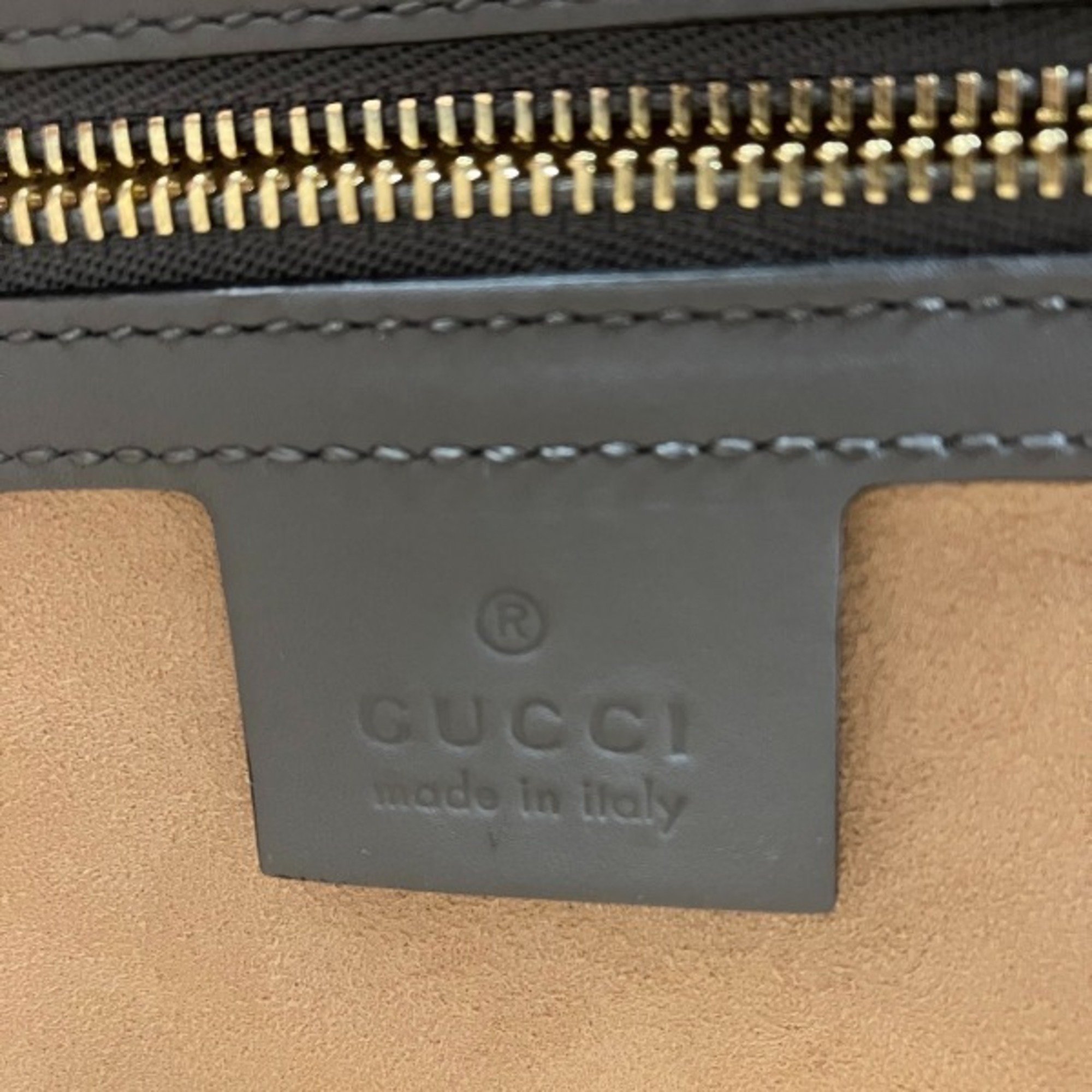 GUCCI 2WAY Bamboo 459076 Gucci Gray Handbag