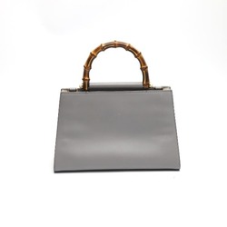 GUCCI 2WAY Bamboo 459076 Gucci Gray Handbag