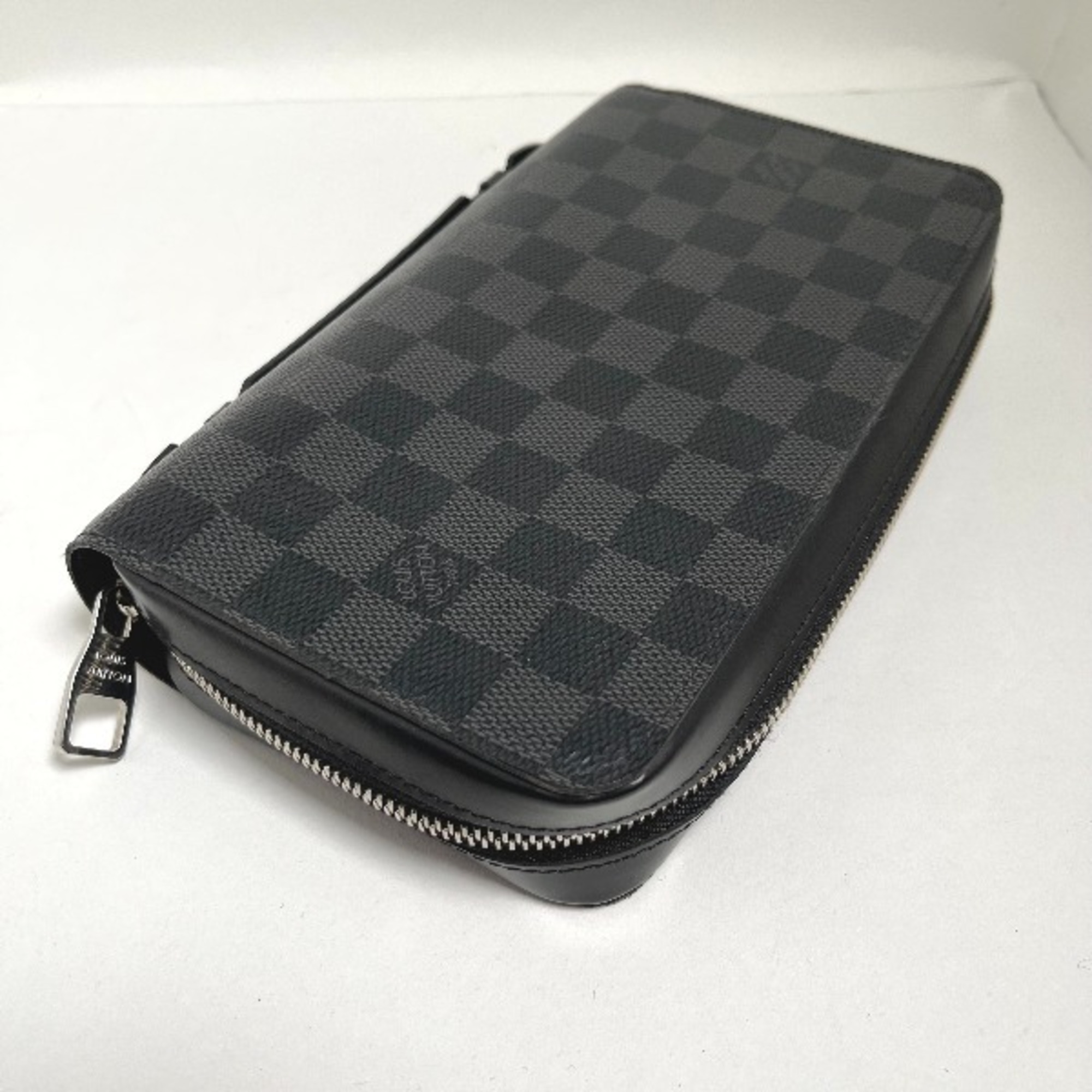 LOUIS VUITTON Zippy XL Damier Graphite Wallet N41503 Louis Vuitton Second Bag LV