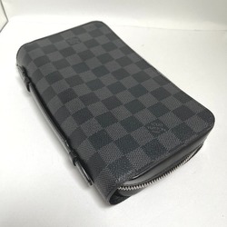 LOUIS VUITTON Zippy XL Damier Graphite Wallet N41503 Louis Vuitton Second Bag LV