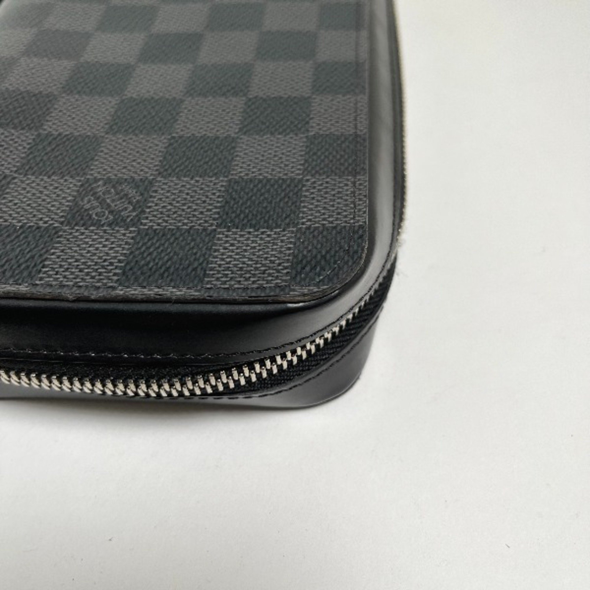 LOUIS VUITTON Zippy XL Damier Graphite Wallet N41503 Louis Vuitton Second Bag LV