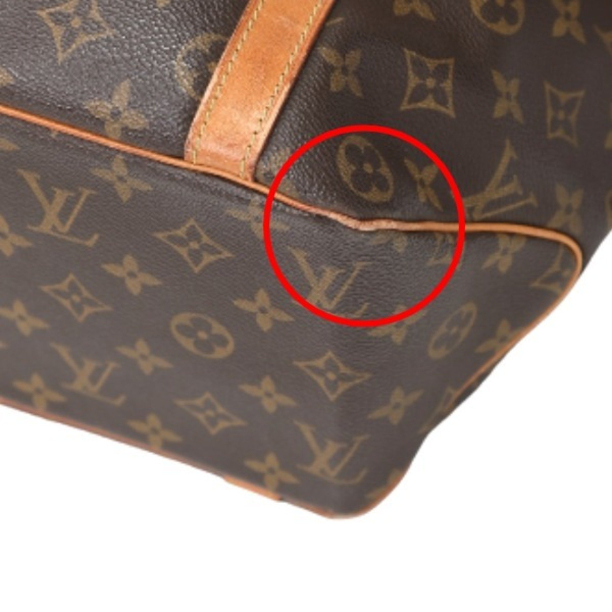 LOUIS VUITTON Tote Bag Monogram Sack Shopping M51109 Louis Vuitton Brown LV