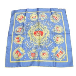 HERMES Handkerchief Carre 45 100% Silk Hermes Blue