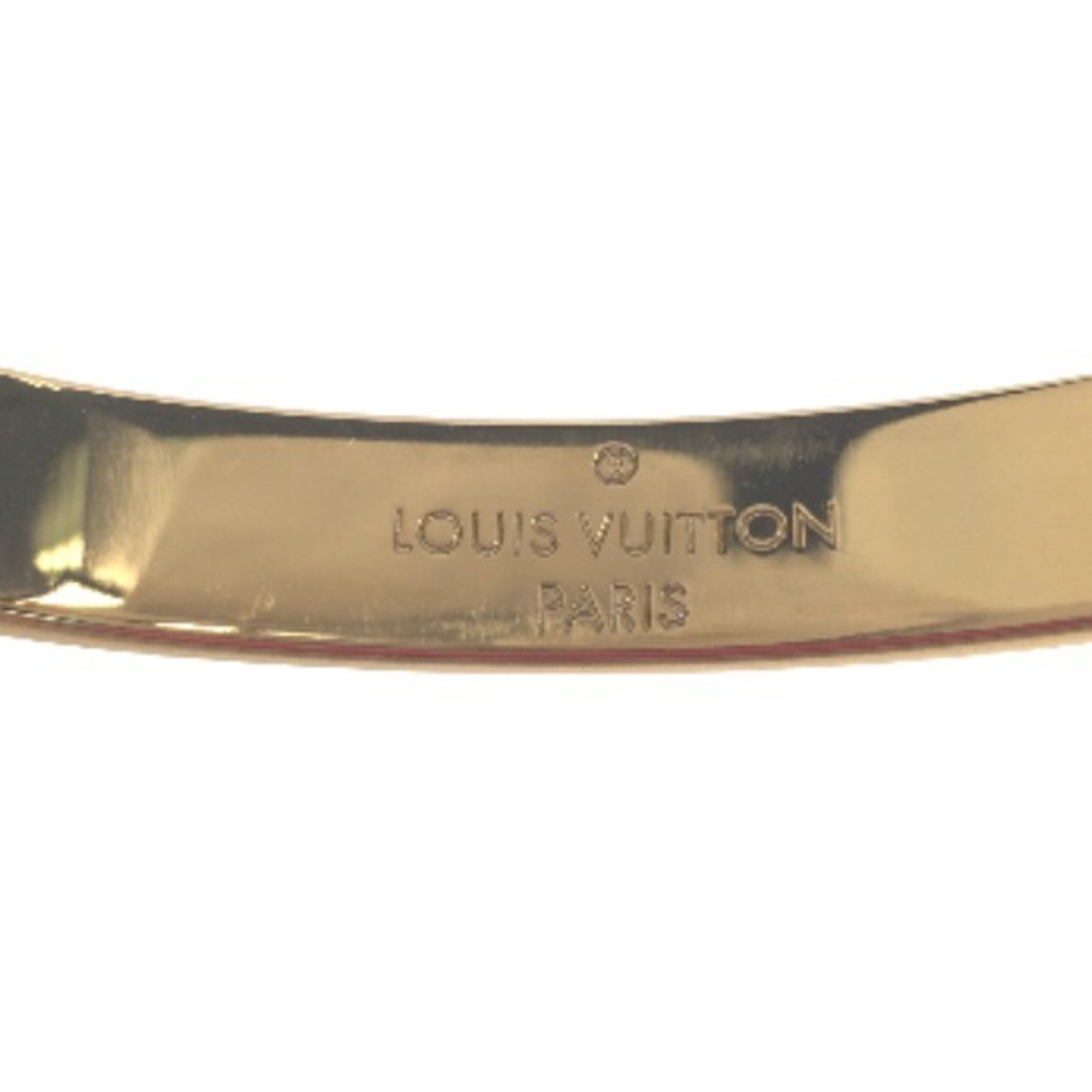 LOUIS VUITTON Cuff Nanogram Monogram S Size M00251 Louis Vuitton Gold Bracelet LV