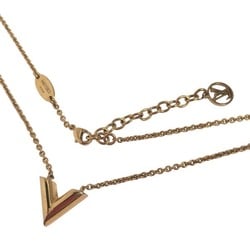 LOUIS VUITTON Necklace Essential V M61083 Louis Vuitton Gold LV