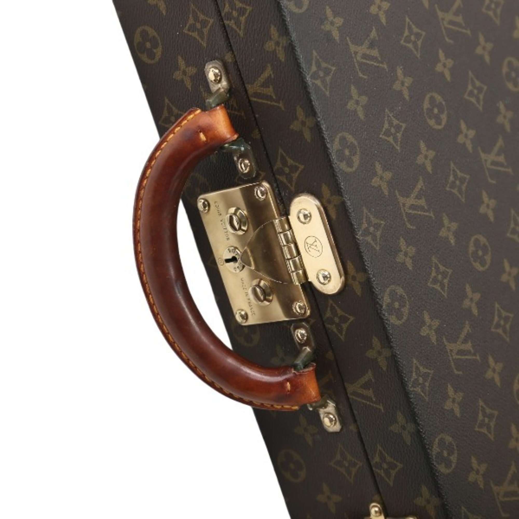 LOUIS VUITTON Attaché Case Monogram President M53012 Louis Vuitton Brown Trunk LV