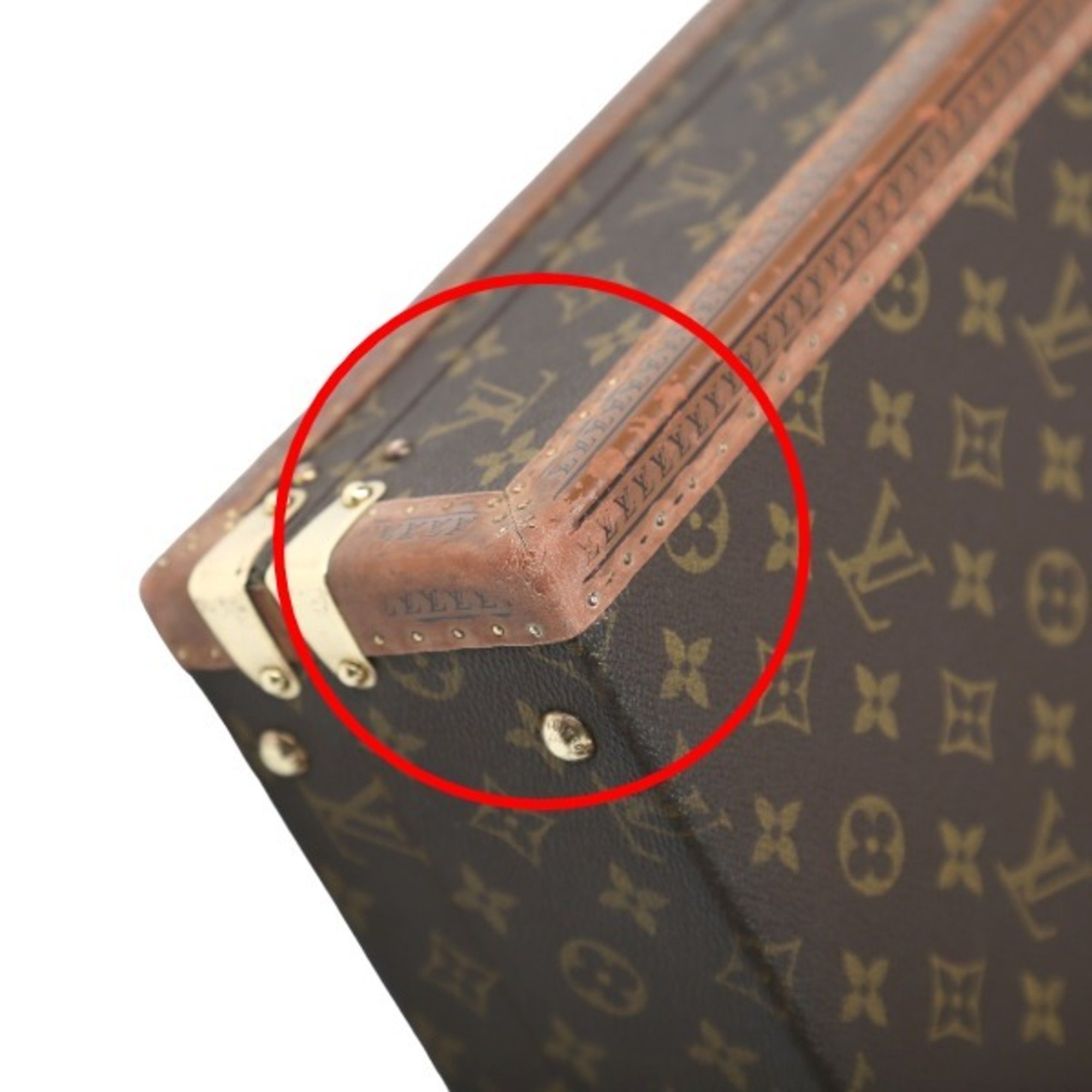 LOUIS VUITTON Attaché Case Monogram President M53012 Louis Vuitton Brown Trunk LV