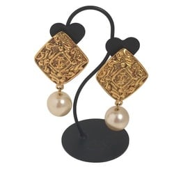 CHANEL earrings vintage gold