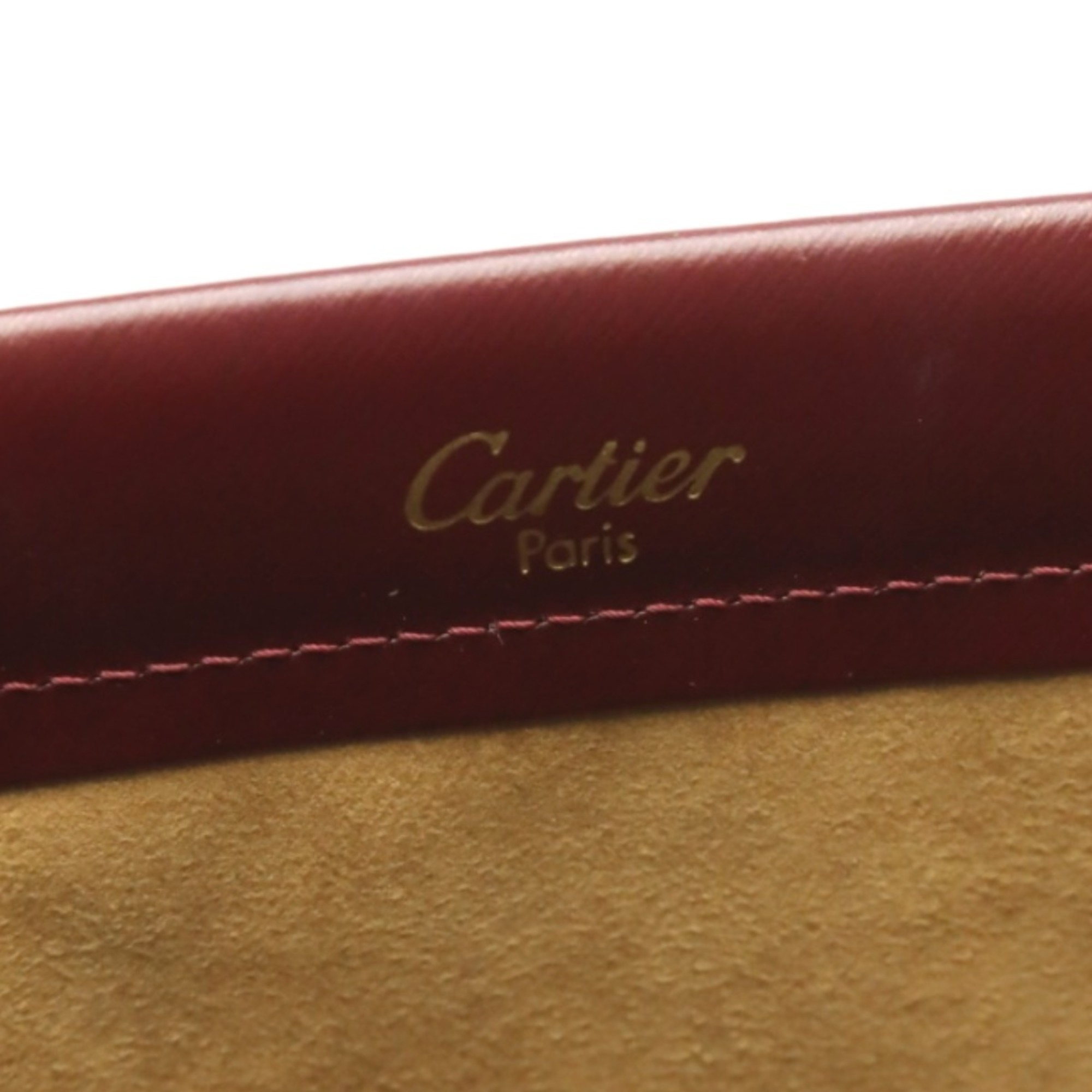CARTIER Handbag Cartier Bordeaux