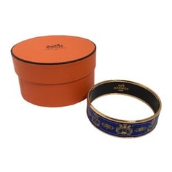 HERMES Bangle GP Enamel Hermes Blue