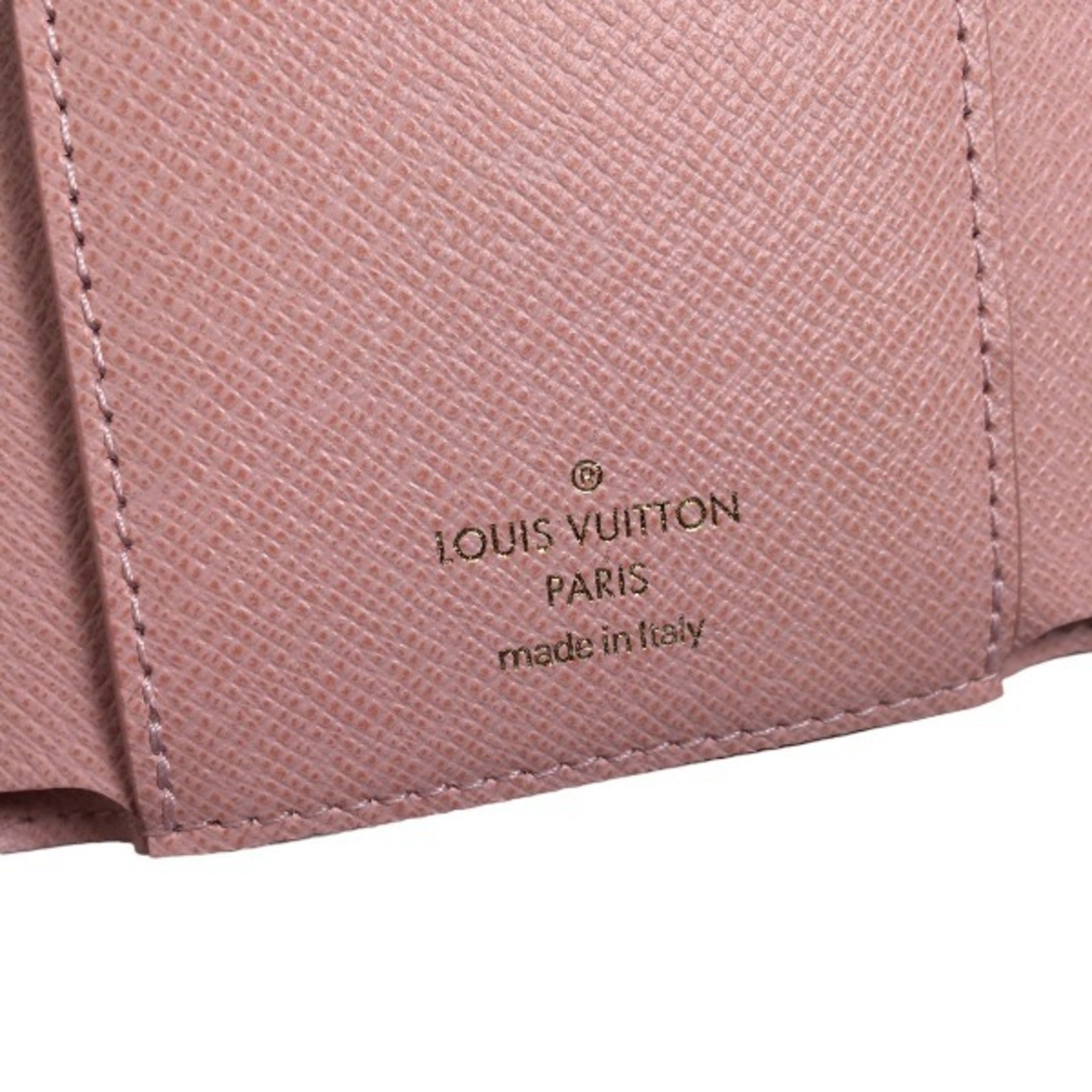 LOUIS VUITTON Coin Purse with Card Case Monogram Portefeuille Victorine M62360 Louis Vuitton Rose Ballerine LV