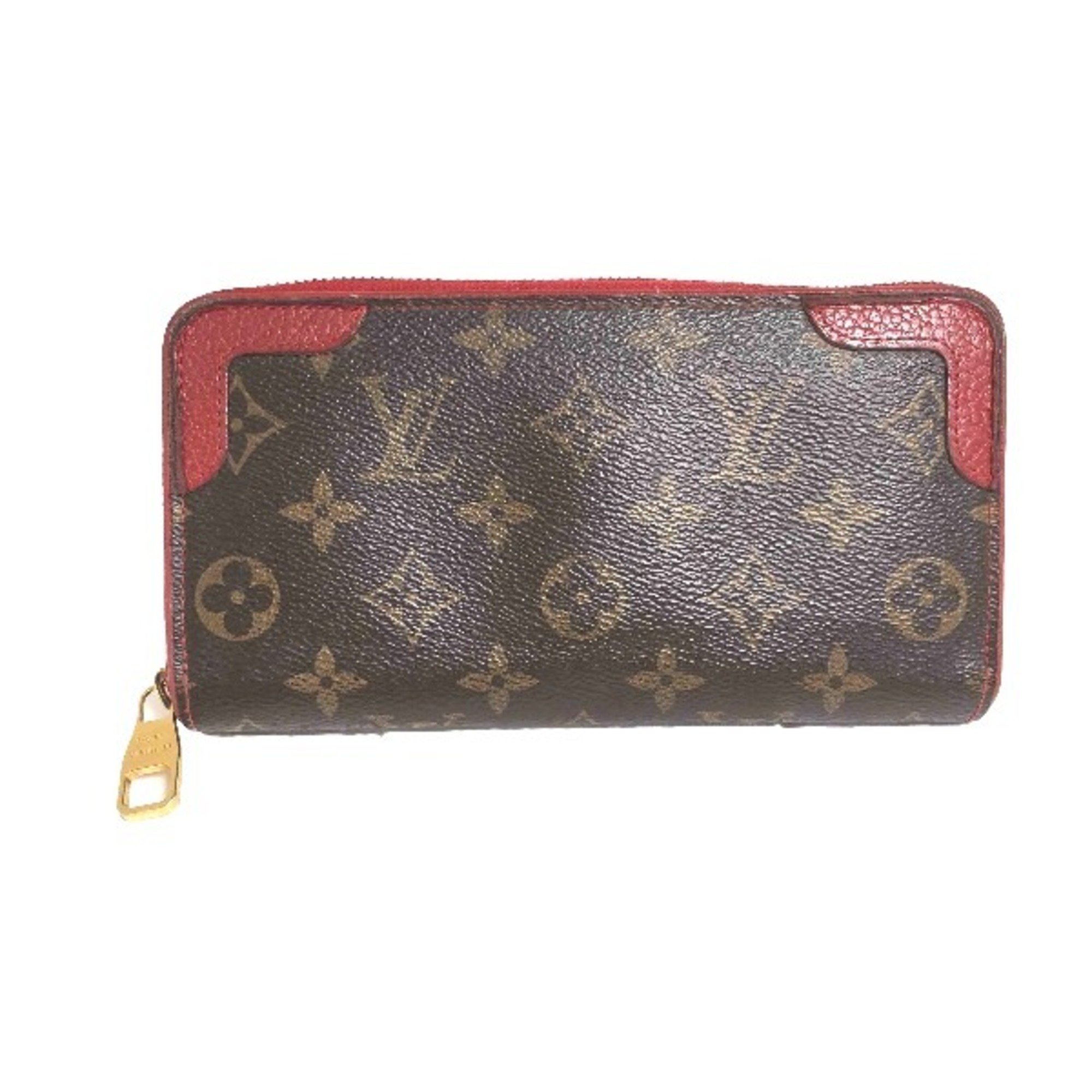 LOUIS VUITTON Zippy Wallet Monogram Retiro M61854 Louis Vuitton Threes Long LV