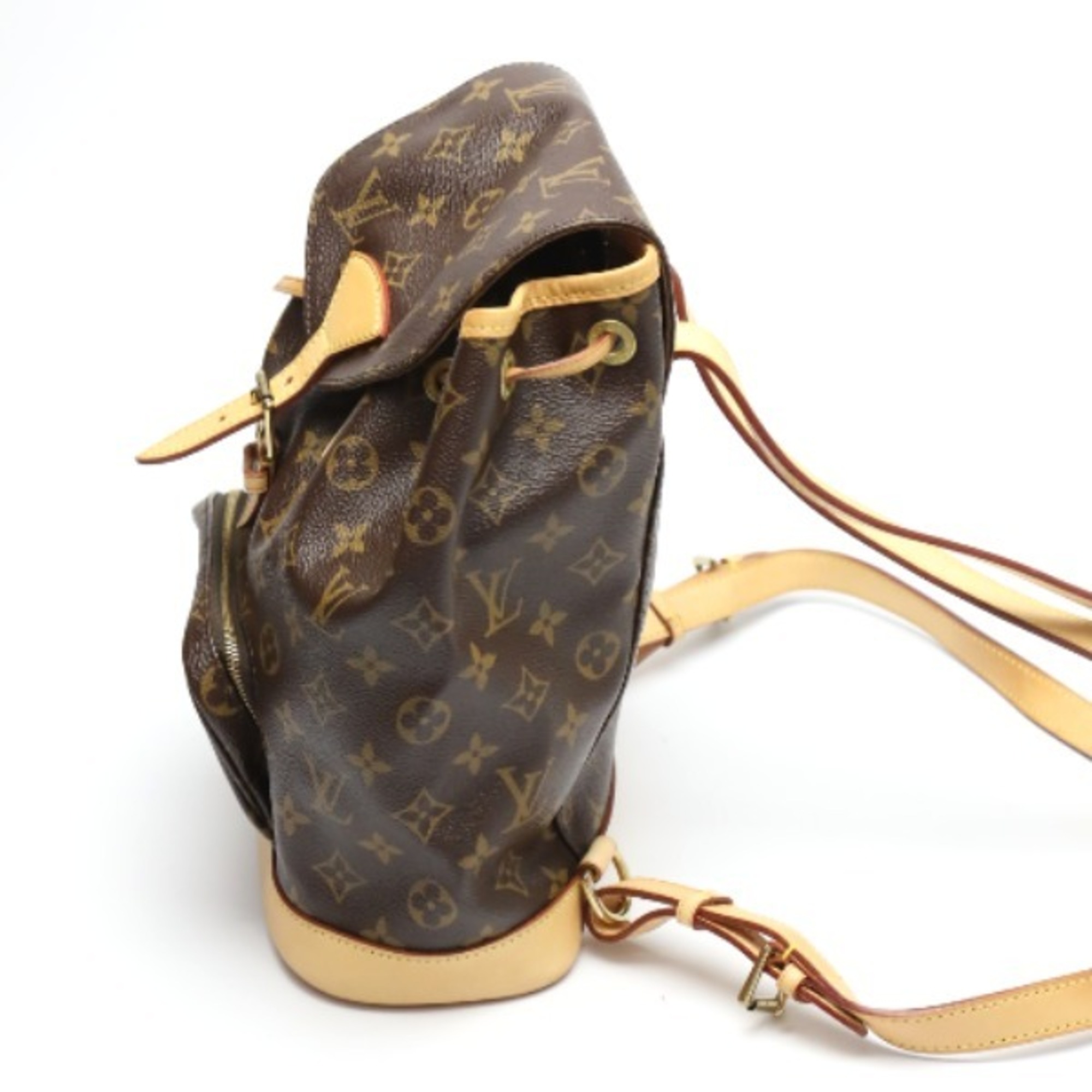 LOUIS VUITTON Rucksack Monogram Montsouris MM M51136 Louis Vuitton Brown Rucksack/Daypack LV