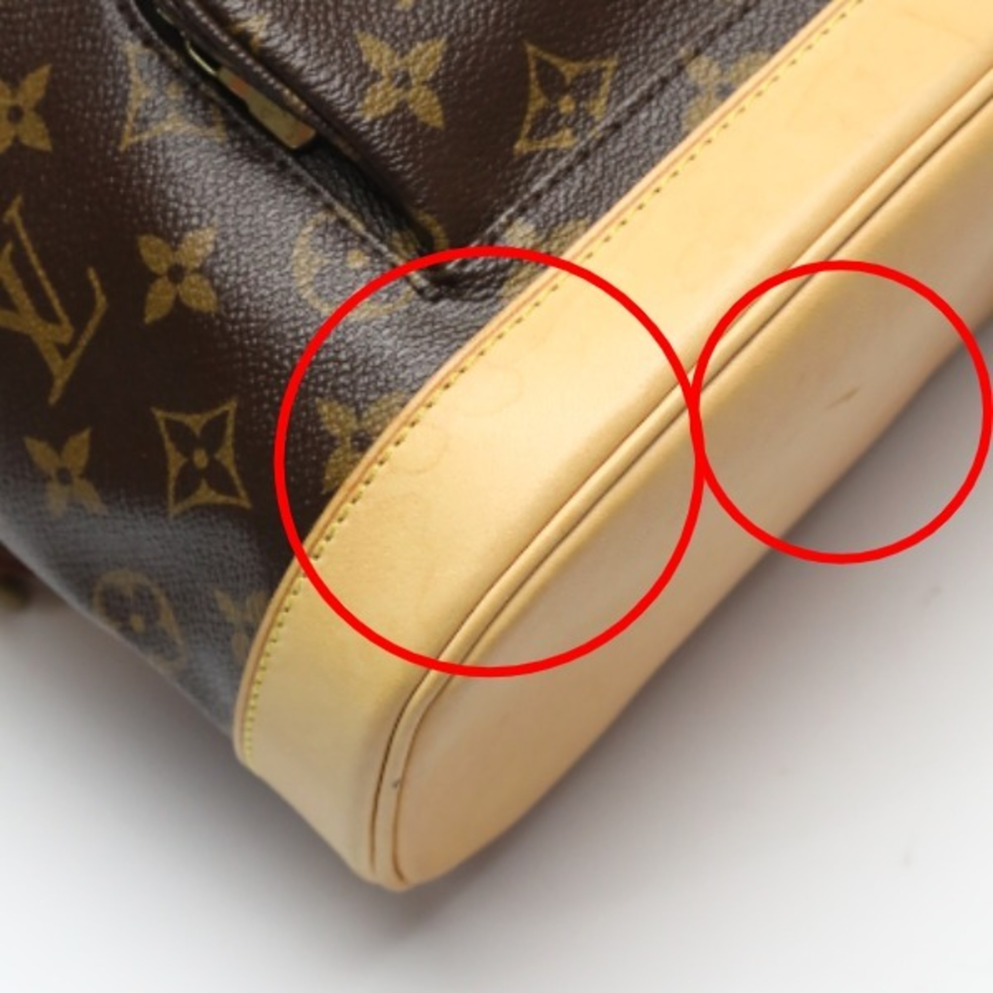 LOUIS VUITTON Rucksack Monogram Montsouris MM M51136 Louis Vuitton Brown Rucksack/Daypack LV