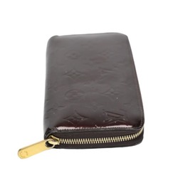 LOUIS VUITTON Round Zipper Monogram Vernis Zippy Wallet M93522 Louis Vuitton Amaranto Long LV