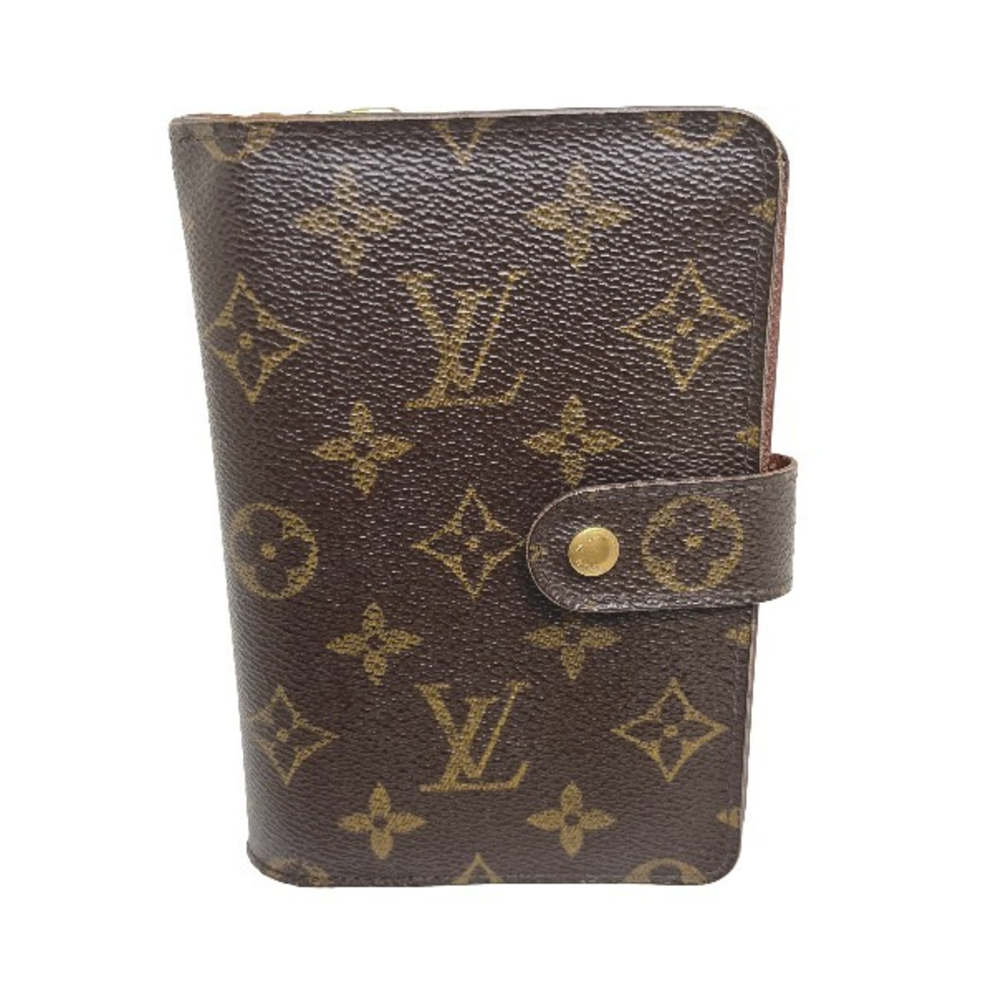 LOUIS VUITTON Porto Papier Zip Monogram with Coin Purse M61207 Louis Vuitton Brown Bifold Wallet LV