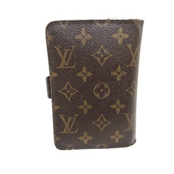 LOUIS VUITTON Porto Papier Zip Monogram with Coin Purse M61207 Louis Vuitton Brown Bifold Wallet LV