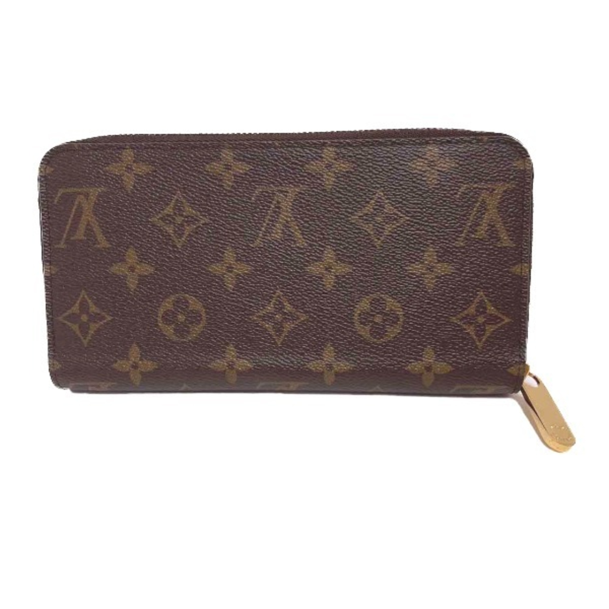 LOUIS VUITTON Round Zipper Monogram Zippy Wallet M41895 Louis Vuitton Fuchsia Long LV