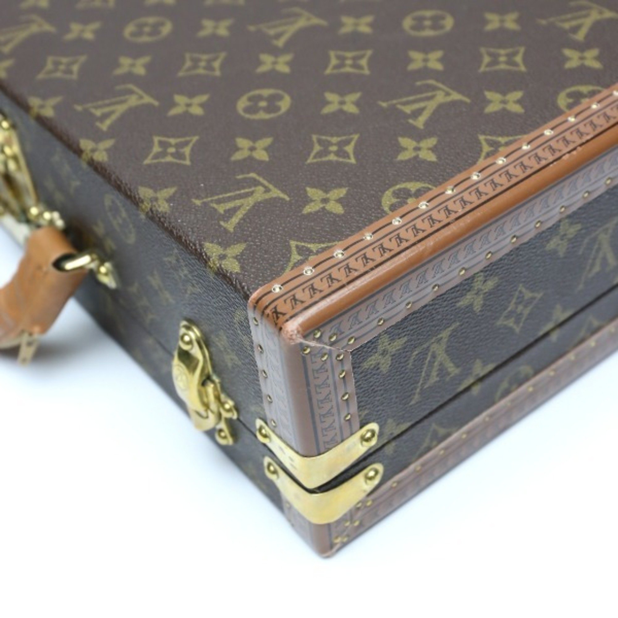 LOUIS VUITTON President Monogram Attache Case M53012 Louis Vuitton Brown Trunk LV