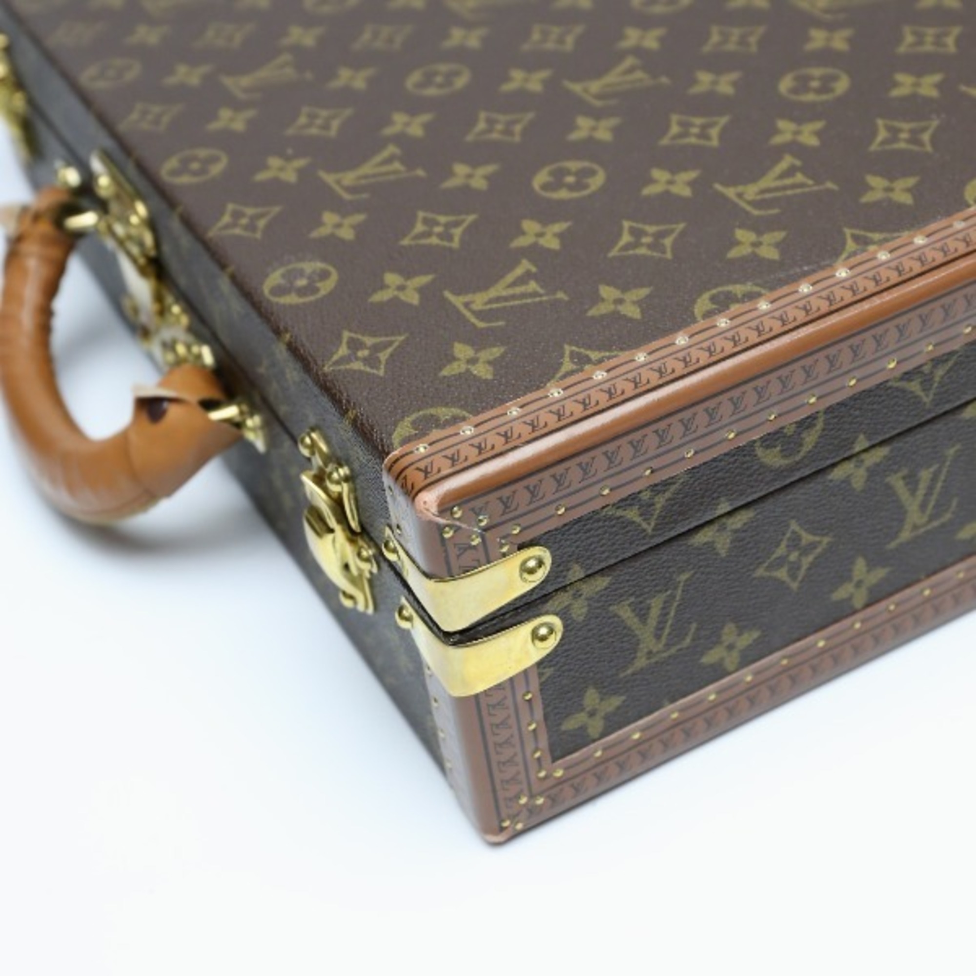 LOUIS VUITTON President Monogram Attache Case M53012 Louis Vuitton Brown Trunk LV